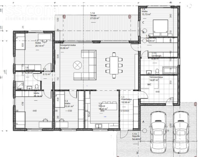 Mežavēju iela 8, Mārupe, Rīgas rajons, Mārupes pag. — maja