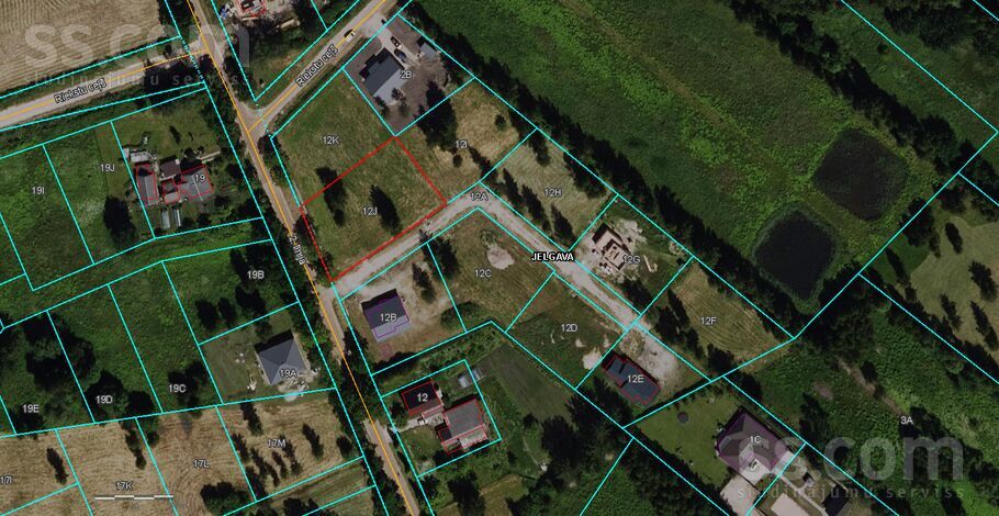 2.līnija 12j, Jelgava un raj., Jelgava — zeme