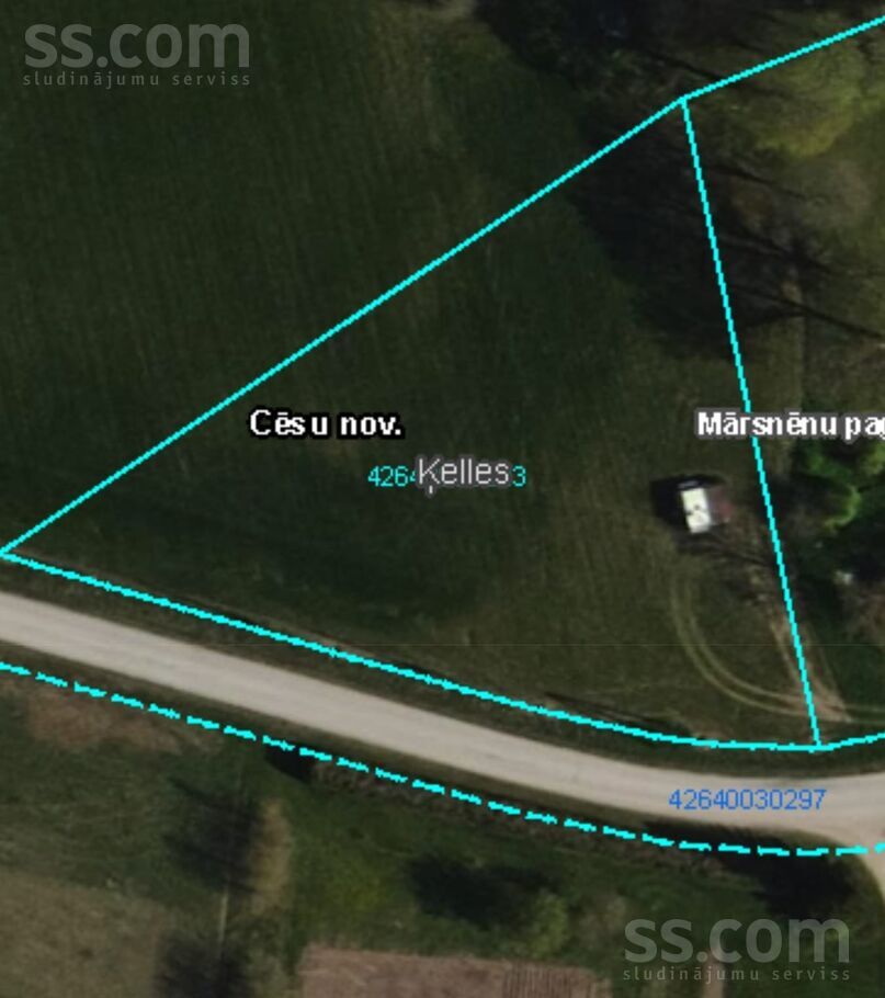 Ķelles, Mārsnēni, Cēsis un raj., Mārsnēnu pag. — zeme