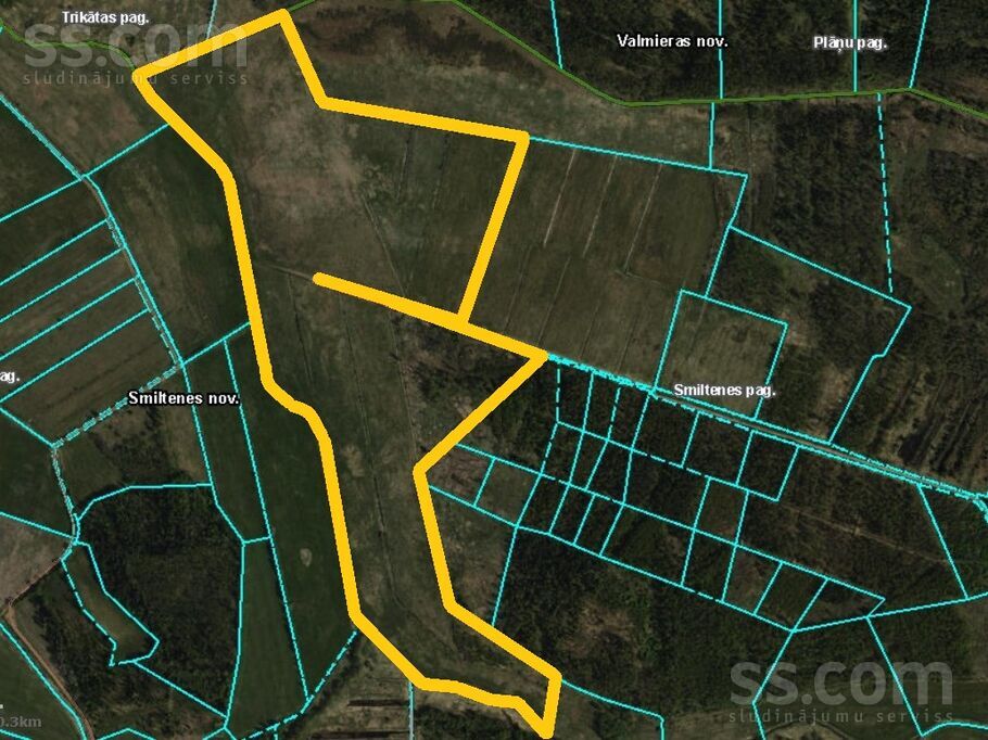 Upenes, Valka un raj., Smiltenes pag. — zeme