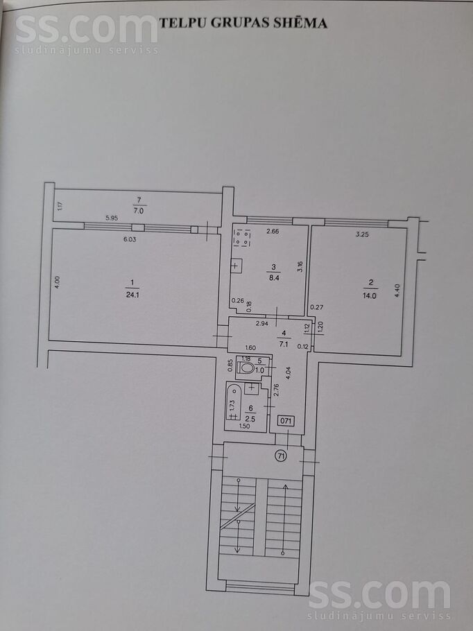 Draudzības iela 8, Jelgava un raj., Kalnciems — dzivoklis