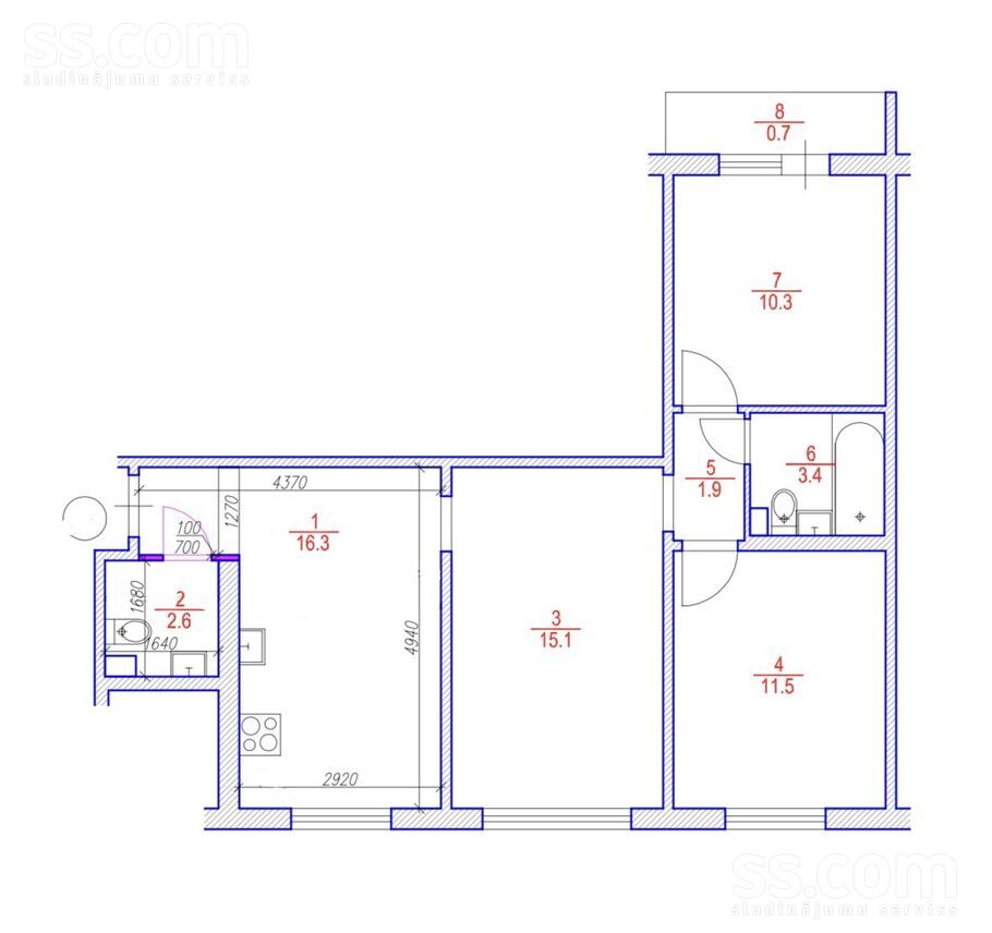 Stirnu 33, Rīga — dzivoklis