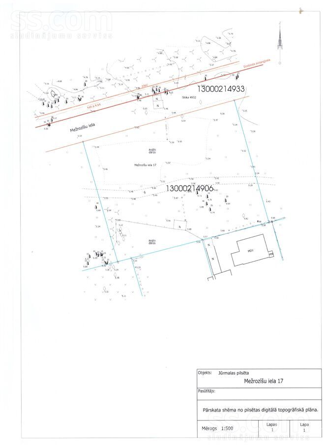 Mežrozīšu 17, Jūrmala — zeme