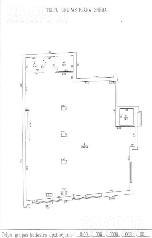 Vaļņu 4, Rīga, Vecrīga — telpa