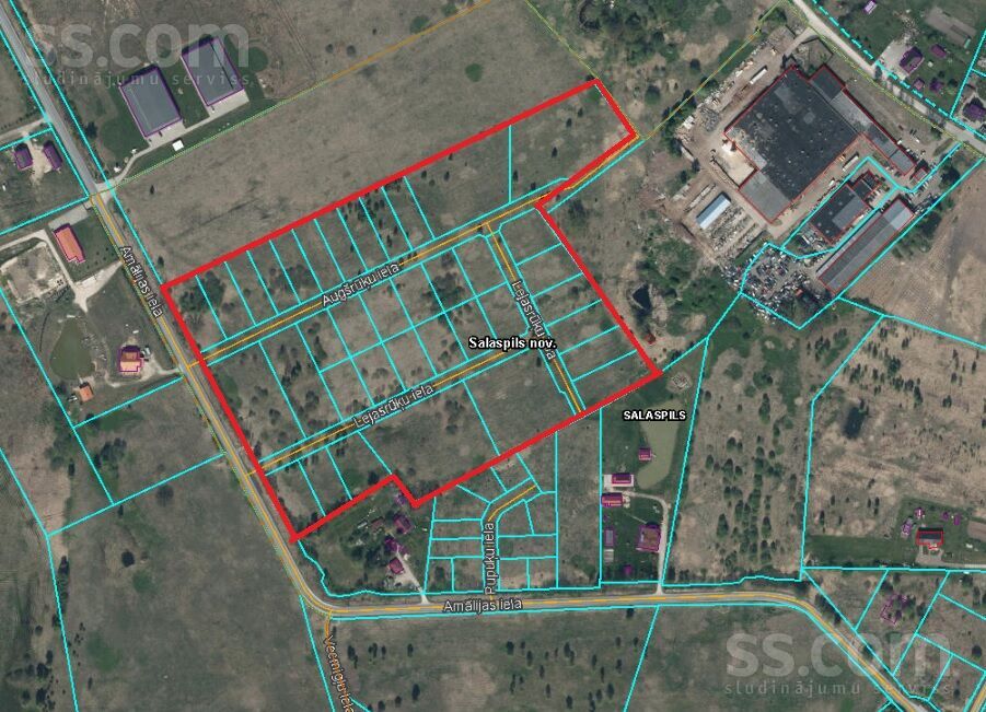 Augšrūķu iela, Piķurgas, Rīgas rajons, Salaspils l. t. — zeme