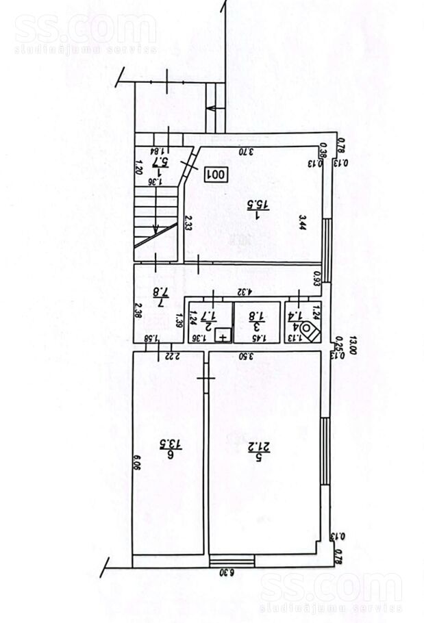 Kurzemes iela 9a, Tukums un raj., Tukums — telpa