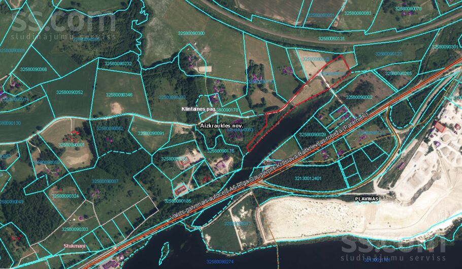 Akmentiņi, Aizkraukle un raj., Klintaines pag. — zeme