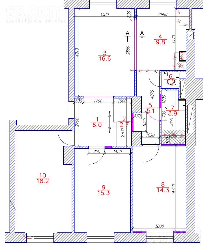 Tērbatas 93, Rīga — dzivoklis