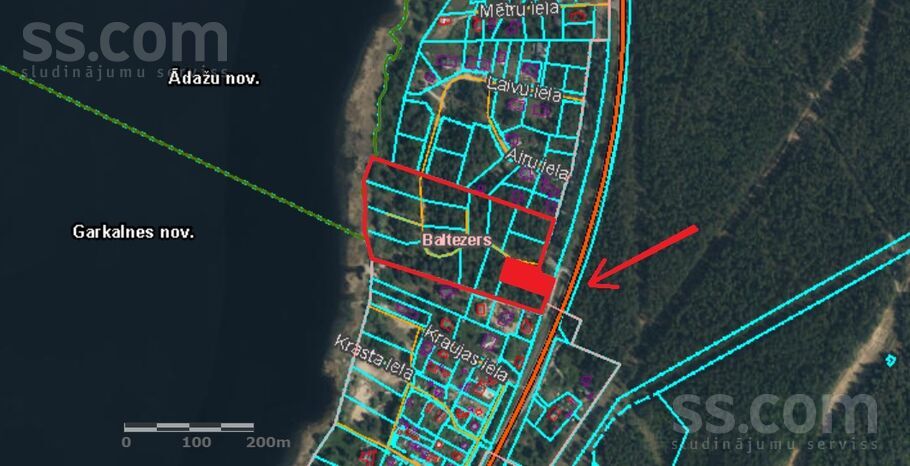 Veckauču 1, Baltezers, Rīgas rajons, Garkalnes nov. — zeme