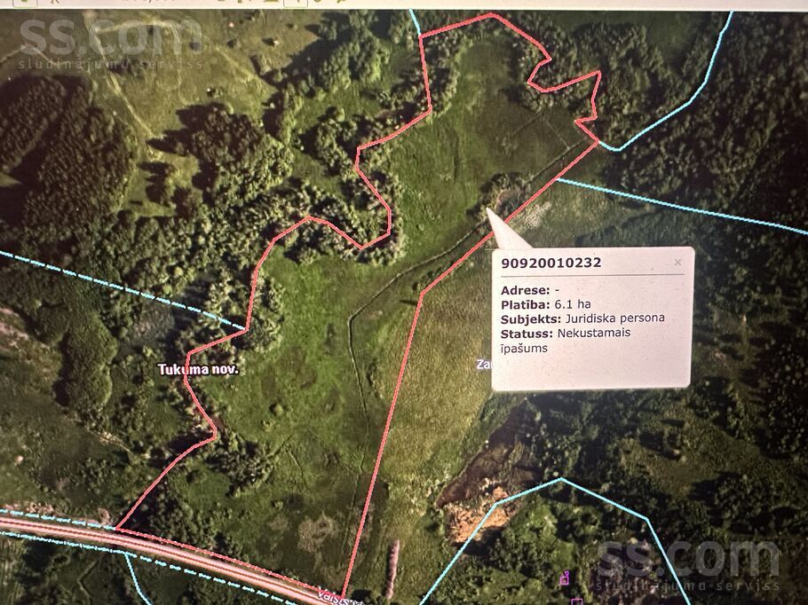 Upeslejas Pļavas, Zante, Tukums un raj., Zantes pag. — zeme