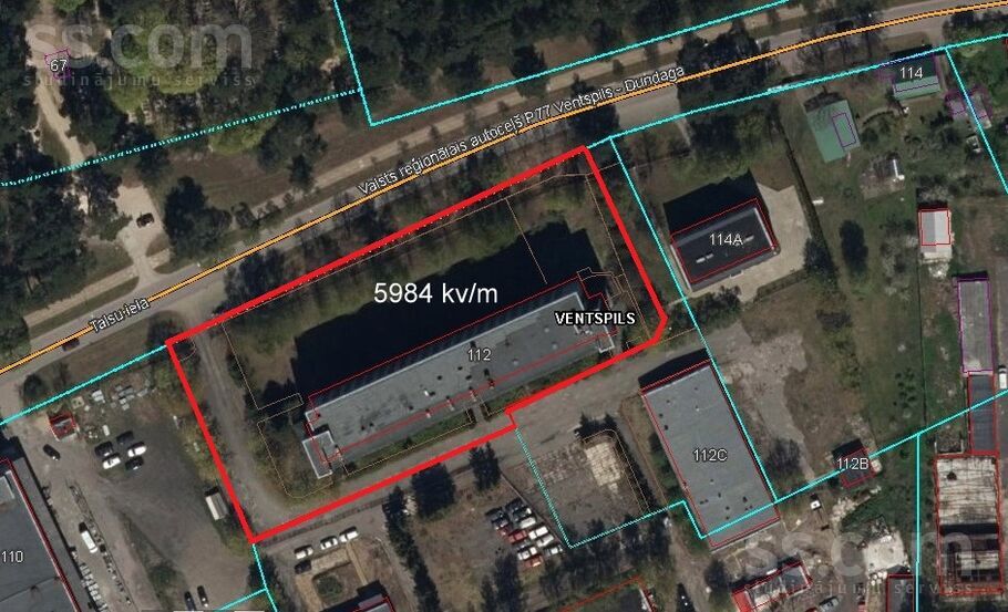 Talsu 112, Ventspils un raj., Ventspils — maja