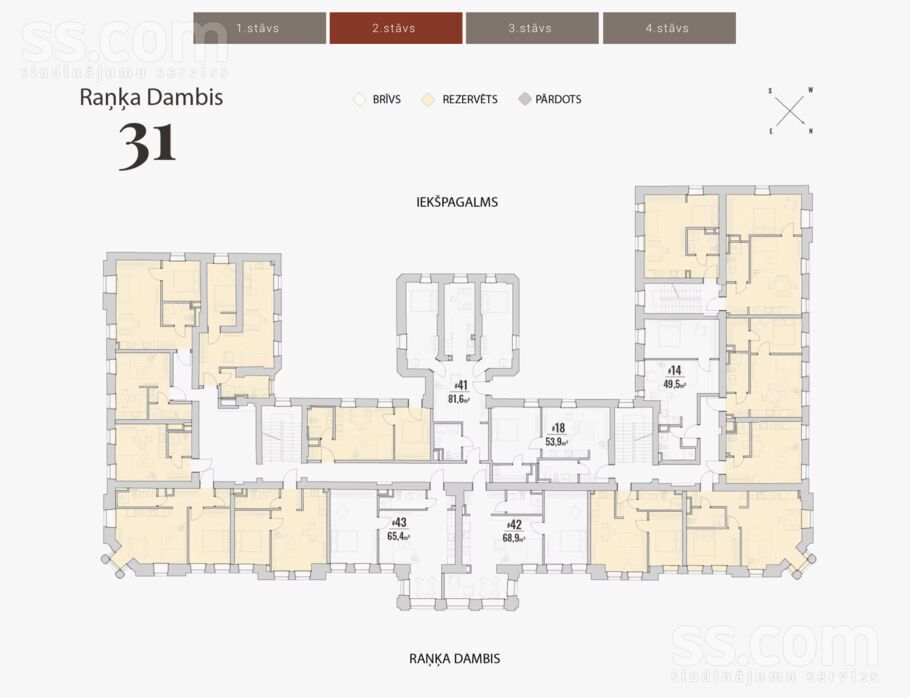 Raņķa d. 31, Rīga — dzivoklis
