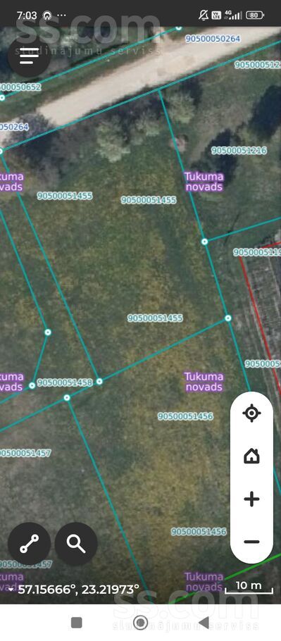 Bērzu iela 23, Engure, Tukums un raj., Engures pag. — zeme