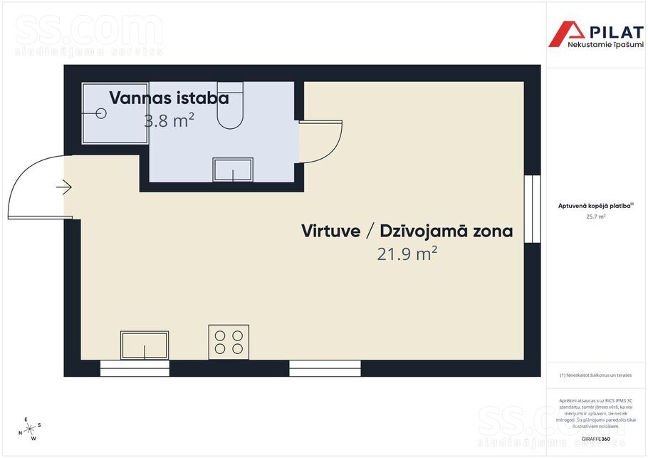 Strautu iela 10, Liepāja un raj., Liepāja — dzivoklis