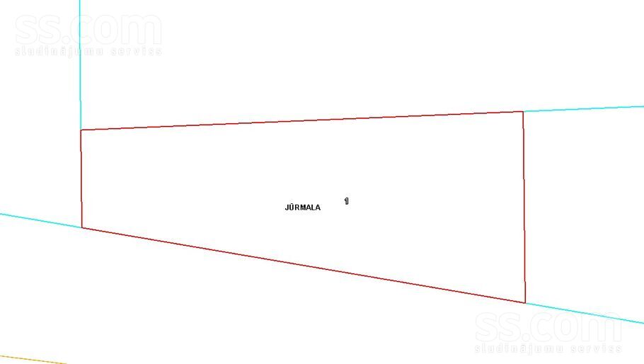 Mazā Kāpu 1, Jūrmala — zeme