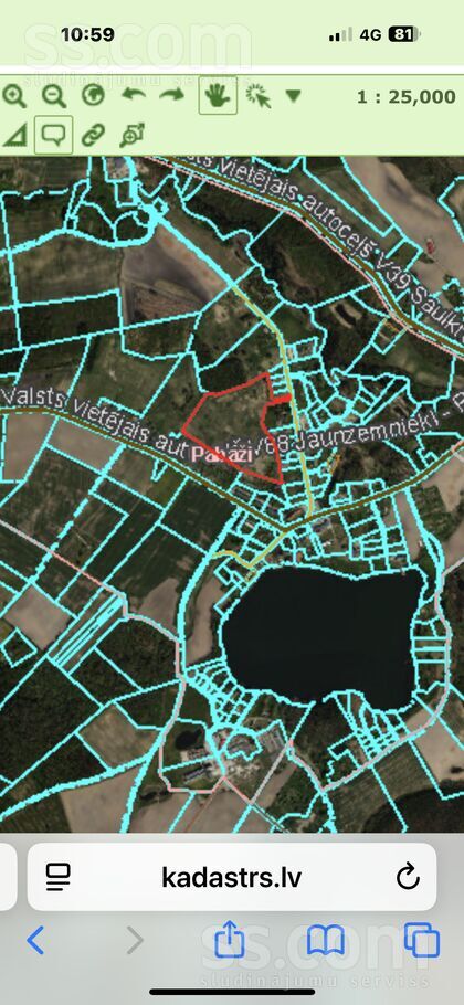 Maiju, Pabaži, Rīgas rajons, Saulkrastu l. t. — zeme