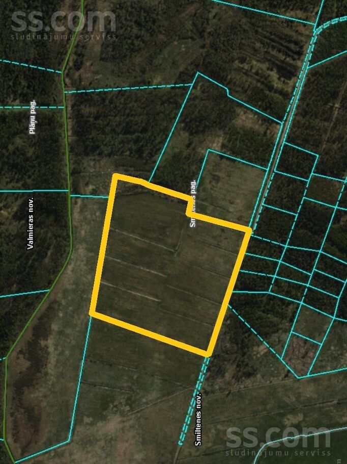 Upeslejas, Valka un raj., Smiltenes pag. — zeme