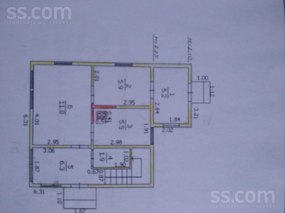 Stars 60, Dāvi, Rīgas rajons, Olaines pag. — maja