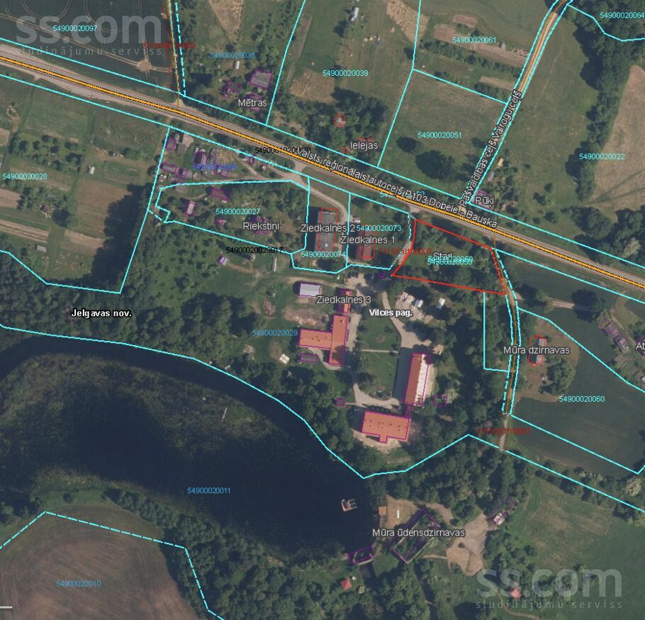 Stari, Jelgava un raj., Vilces pag. — zeme