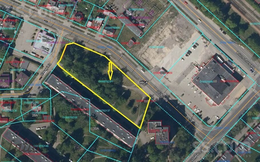 Prūšu, Rīga — zeme