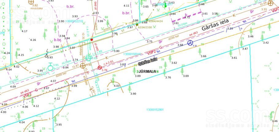 Piekrastes iela 21, Jūrmala — zeme