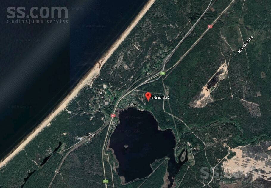 Indras 2, Lilaste, Rīgas rajons, Saulkrastu l. t. — zeme