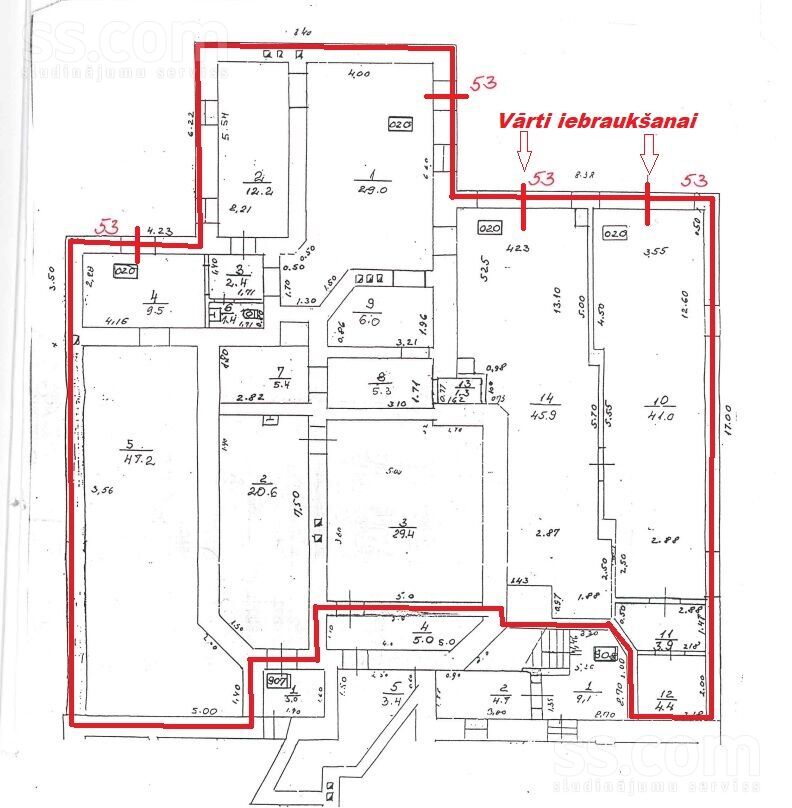 Grīna bulv., Rīga, Āgenskalns — telpa