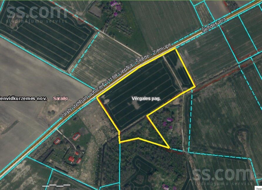 Saraiķi, Saraiķi, Liepāja un raj., Vērgales pag. — zeme