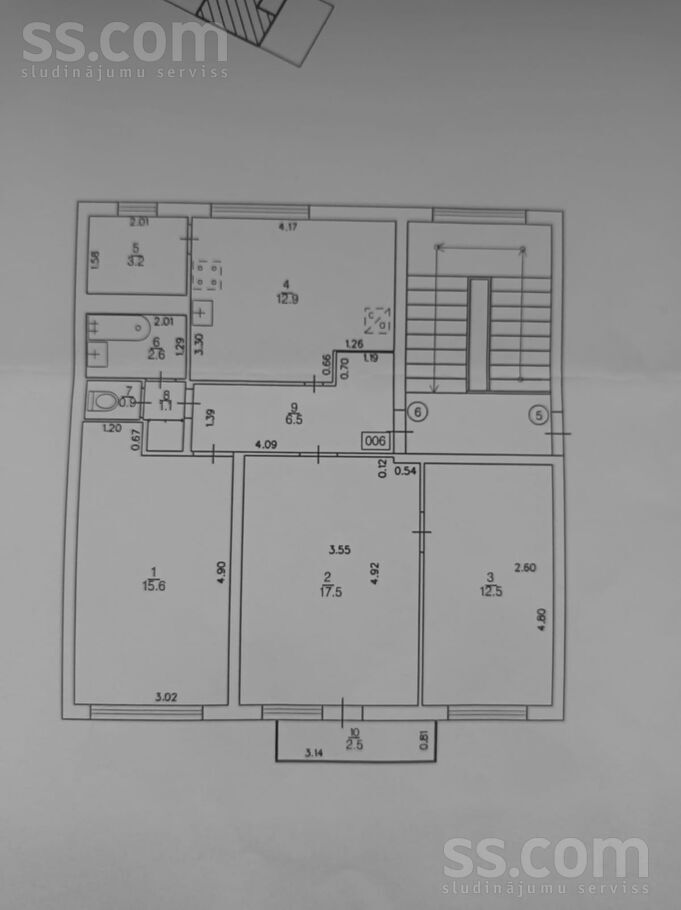 Kalna iela 18, Vecumnieki, Bauska un raj., Vecumnieku pag. — dzivoklis