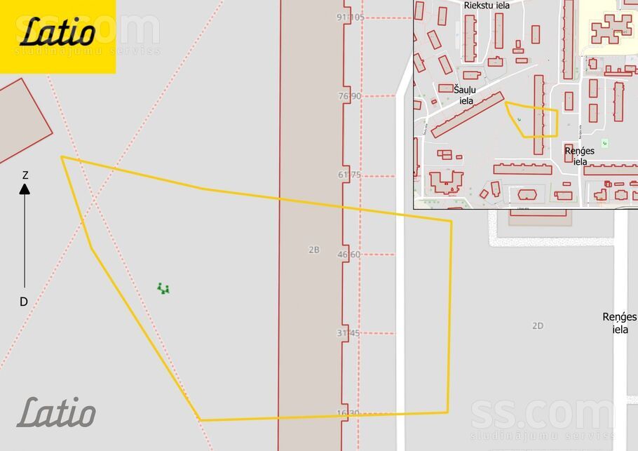 Reņģes, Rīga — zeme