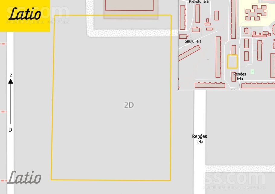 Reņģes, Rīga — zeme