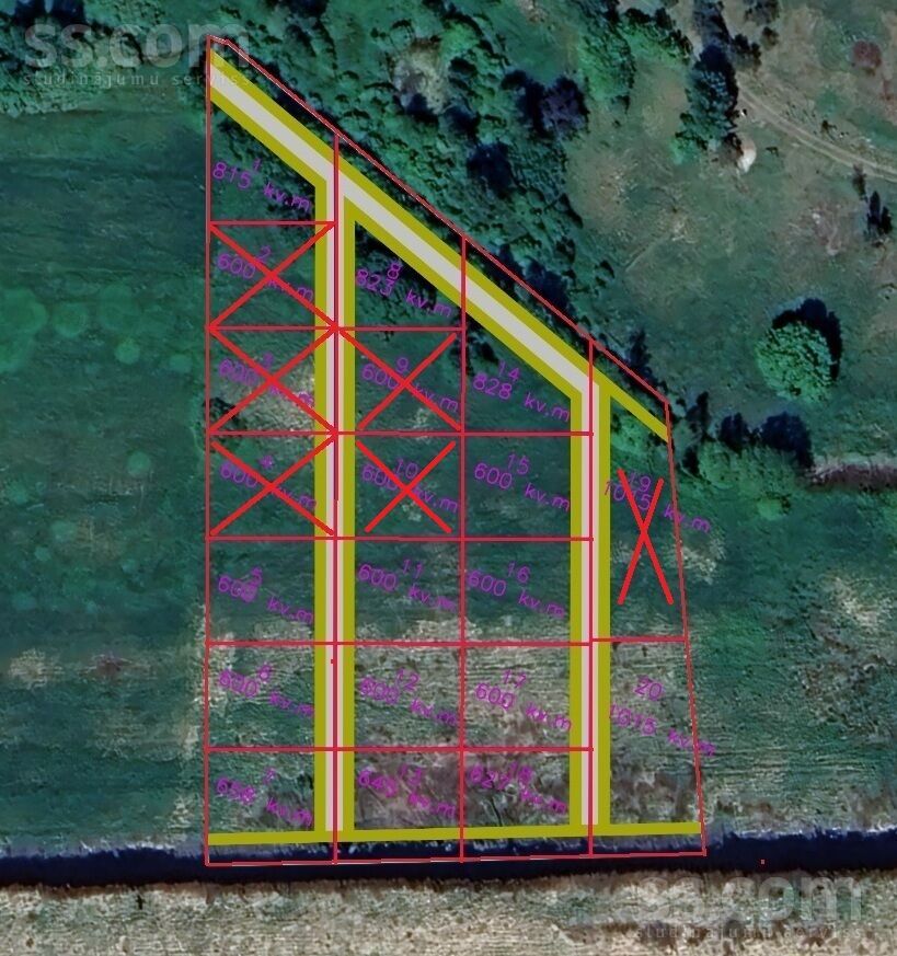 Romantiskās 10, Varkaļi, Rīgas rajons, Salas pag. — zeme