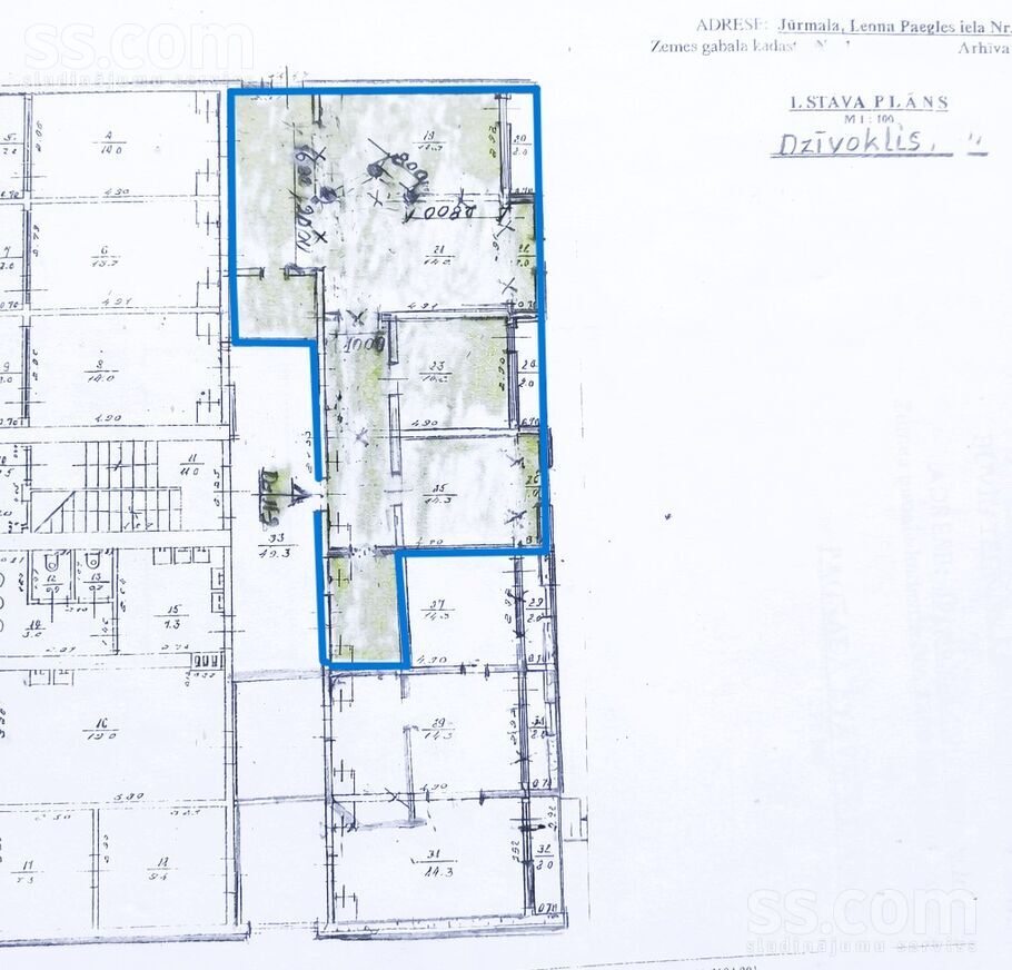 Leona Paegles iela 28, Jūrmala — dzivoklis