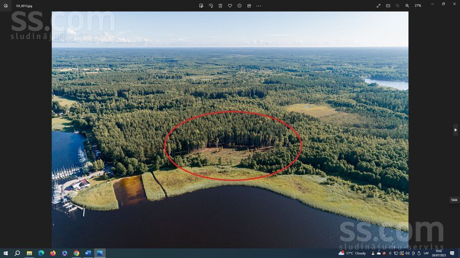 “Buras”, Ventspils un raj., Usmas pag. — zeme