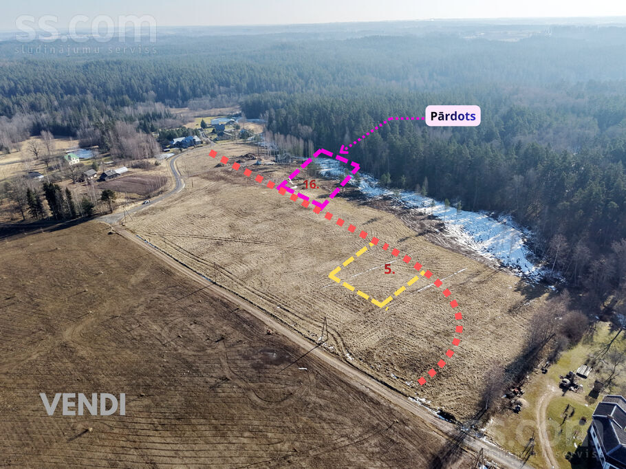 Toma iela 5, Priekuļi, Cēsis un raj., Priekuļu pag. — zeme