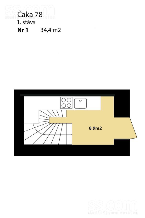 Čaka 78, Rīga — dzivoklis