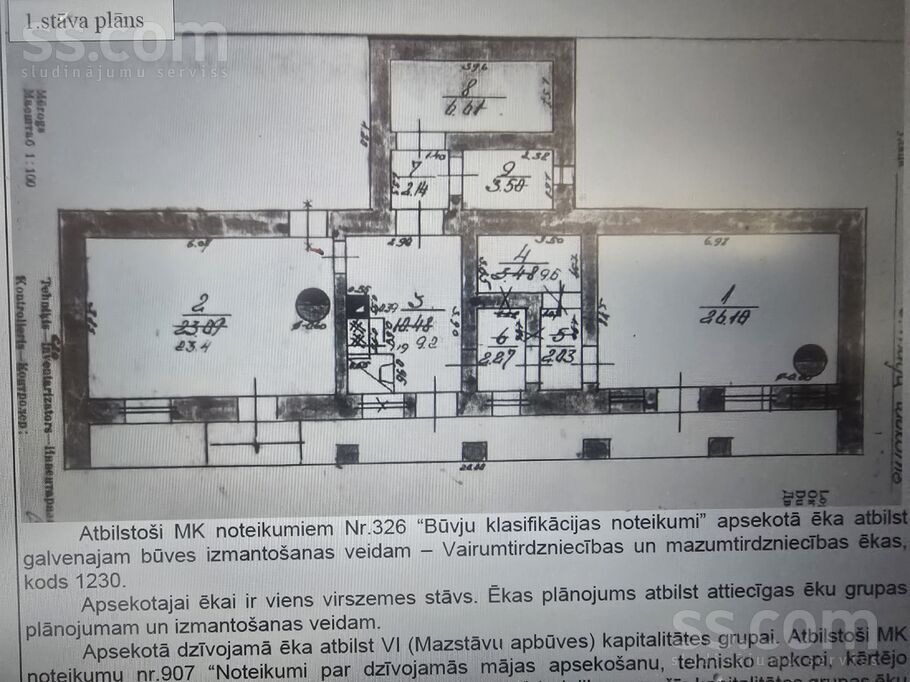 Tirgus laukums 4 4a, Tukums un raj., Kandava — maja