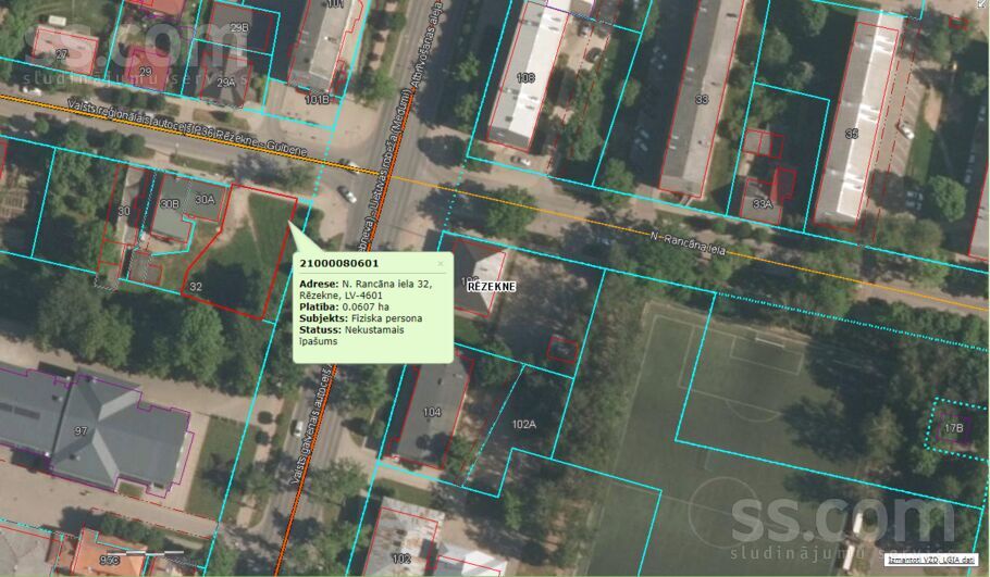 N. Rancāna 32, Rēzekne un raj., Rēzekne — zeme