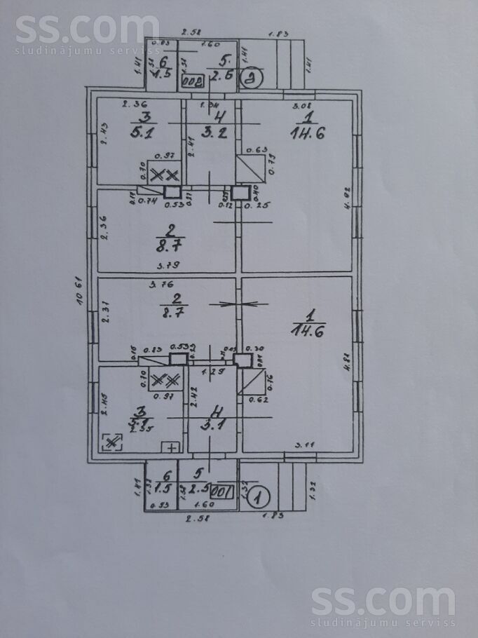 Selgas 1, Ventspils un raj., Ventspils — maja