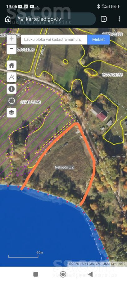 Ezeru 01, Grāveri, Krāslava un raj., Grāveru pag. — zeme