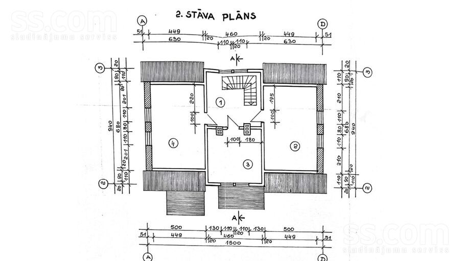 Kalna iela 4, Tukums un raj., Tukums — maja