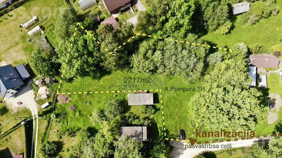 A. Pumpura 3b, Ogre un raj., Lielvārde — zeme