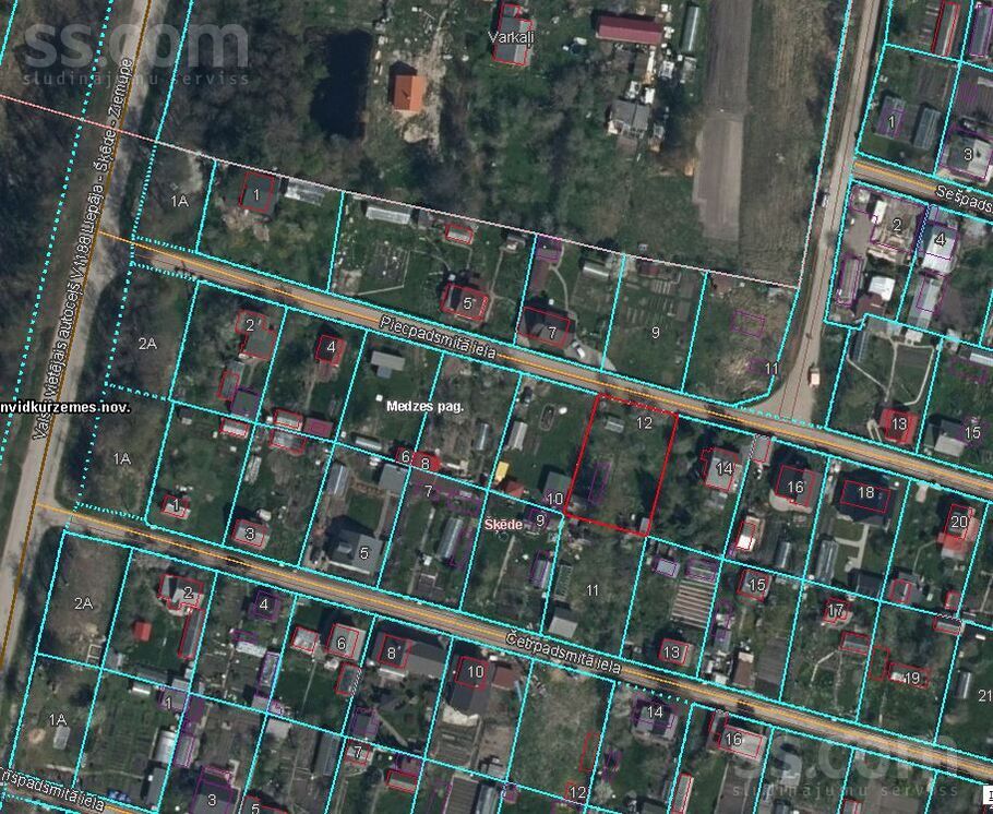 15 12, Šķēde, Liepāja un raj., Medzes pag. — zeme