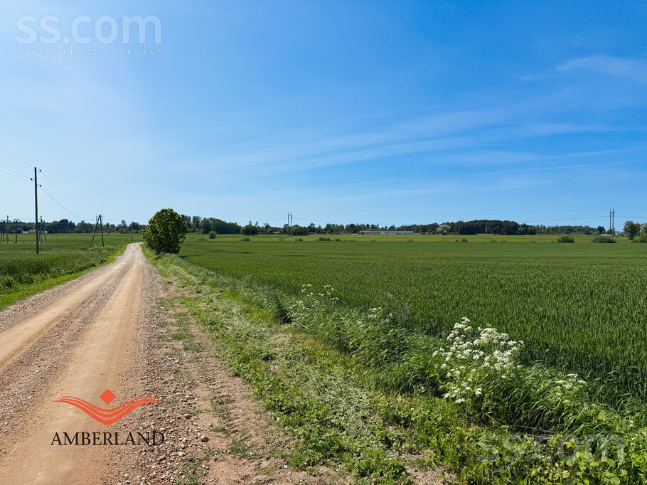 3 km no Grobiņas, Ālande, Liepāja un raj., Grobiņas pag. — zeme