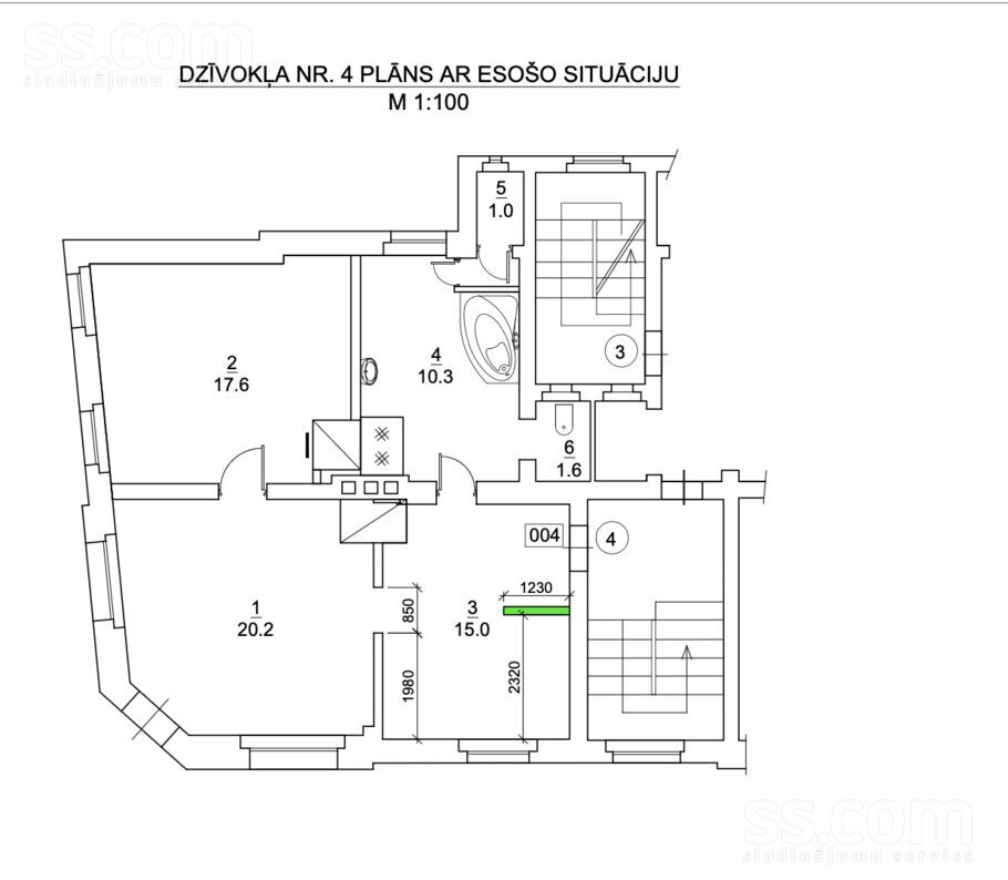 Jūras iela 24a, Ventspils un raj., Ventspils — dzivoklis