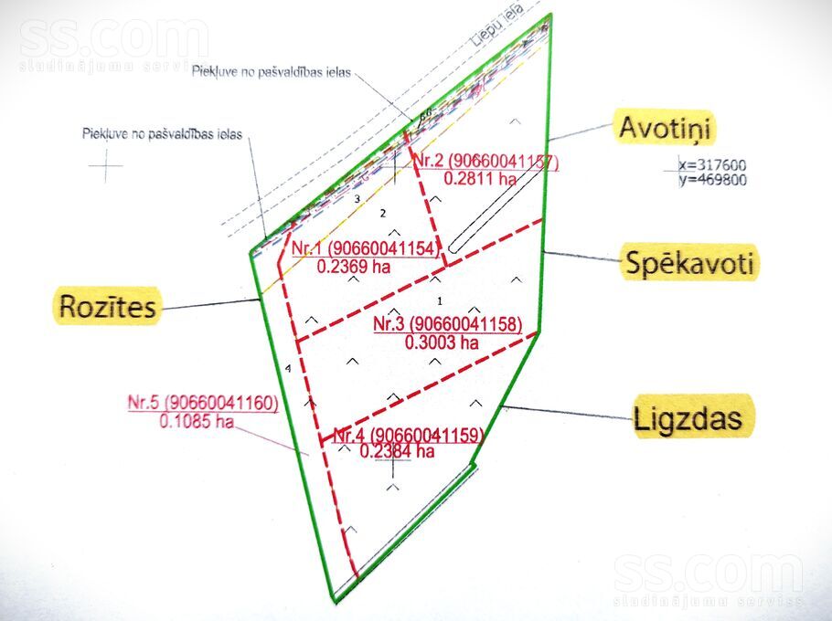“Avotiņi, Lapmežciems, Tukums un raj. — zeme