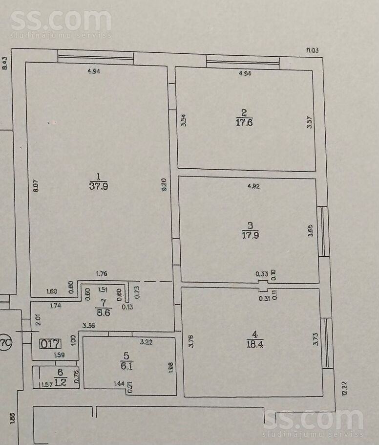 Bērzavoti k-3, Rīgas rajons, Baloži — dzivoklis