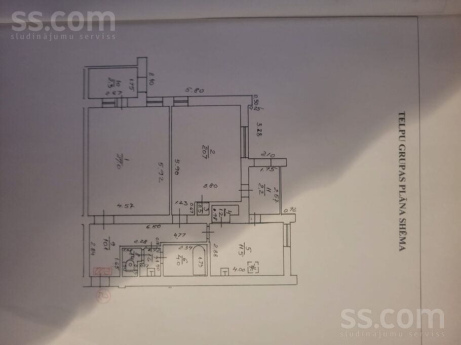 Dārza iela 5, Nākotne, Jelgava un raj., Glūdas pag. — dzivoklis