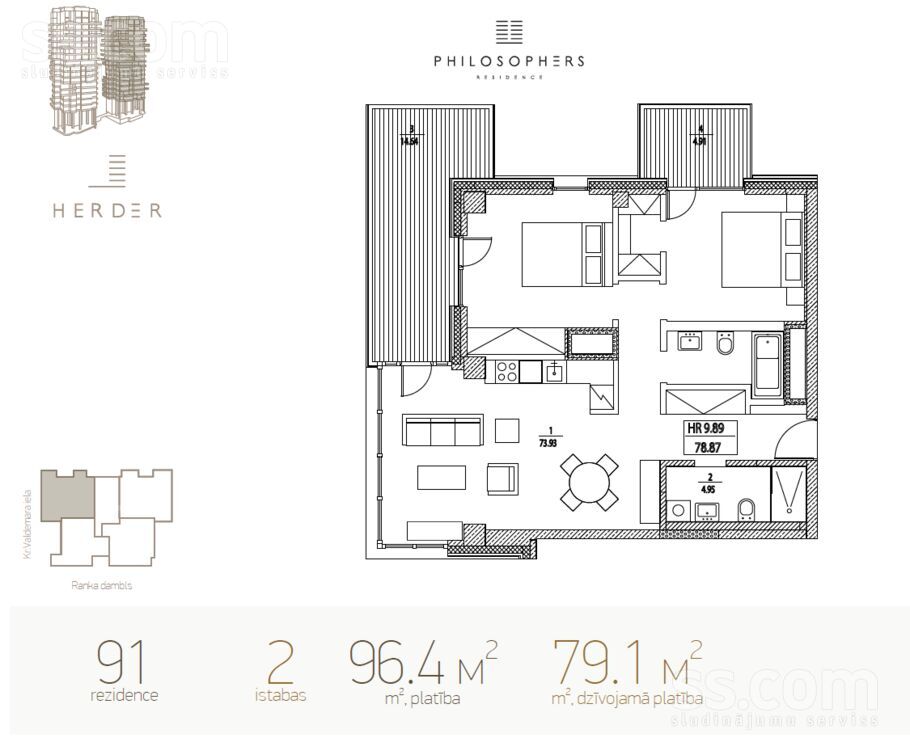 Raņķa d. 34, Rīga — dzivoklis