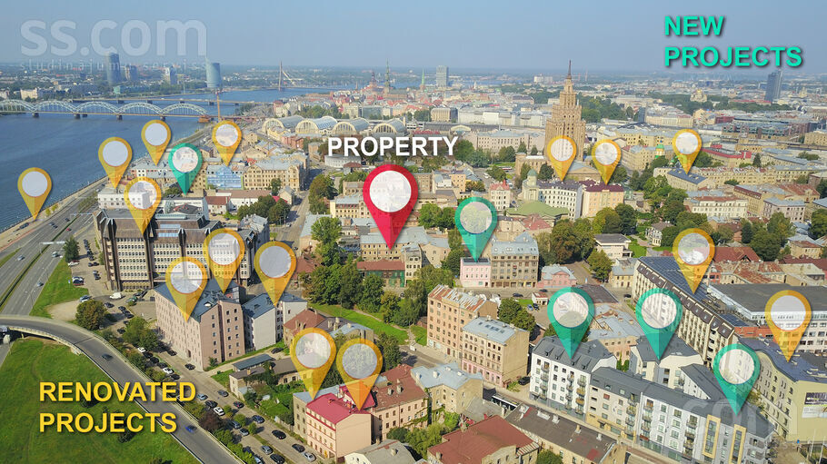 Dzirnavu 136, Rīga — maja